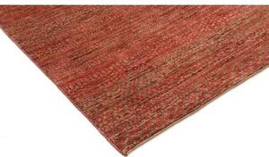 Tappeto Cromopura Geometrico Rosso Ruggine Rosso Mattone 165x250 Cm