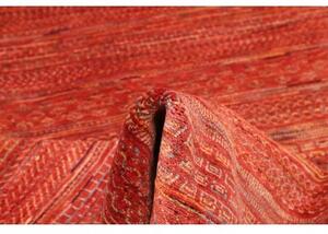 Tappeto Cromopura Geometrico Rosso Mattone Arancione 200x241 Cm