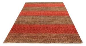 Tappeto Cromopura Geometrico Marrone Rosso Mattone 170x253 Cm