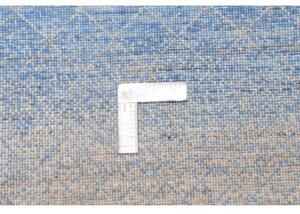 Tappeto Cromopura Geometrico Blu Beige 93x153 Cm