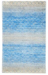 Tappeto Cromopura Geometrico Blu Beige 93x153 Cm