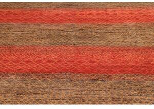 Tappeto Cromopura Geometrico Marrone Rosso Mattone 170x253 Cm