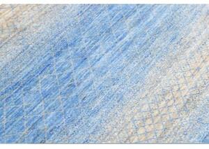 Tappeto Cromopura Geometrico Blu Beige 93x153 Cm
