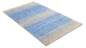 Tappeto Cromopura Geometrico Blu Beige 93x153 Cm