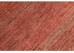 Tappeto Cromopura Geometrico Rosso Ruggine Rosso Mattone 165x250 Cm