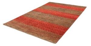 Tappeto Cromopura Geometrico Marrone Rosso Mattone 170x253 Cm