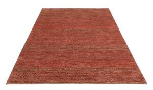 Tappeto Cromopura Geometrico Rosso Ruggine Rosso Mattone 165x250 Cm