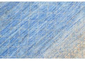 Tappeto Cromopura Geometrico Blu Beige 93x153 Cm