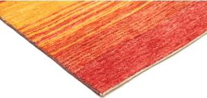 Tappeto Cromopura Geometrico Blu Arancione 94x152 Cm