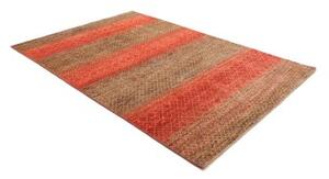 Tappeto Cromopura Geometrico Marrone Rosso Mattone 170x253 Cm