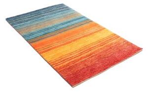 Tappeto Cromopura Geometrico Blu Arancione 94x152 Cm