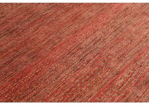 Tappeto Cromopura Geometrico Rosso Ruggine Rosso Mattone 165x250 Cm