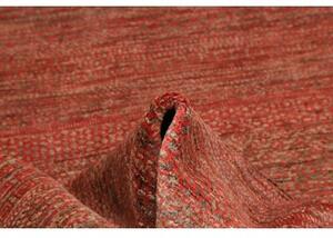 Tappeto Cromopura Geometrico Rosso Ruggine Rosso Mattone 165x250 Cm
