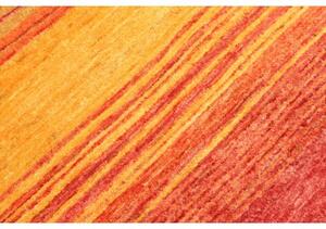 Tappeto Cromopura Geometrico Blu Arancione 94x152 Cm