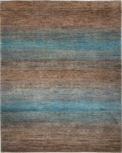 Tappeto Cromopura Geometrico Marrone Blu 197x248 Cm
