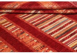 Tappeto Gabbeh Nova Geometrico Rosso Arancione 209x308 Cm