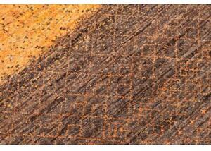 Tappeto Cromopura Geometrico Marrone Ocra Corsia 78x247 Cm