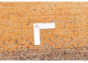 Tappeto Cromopura Geometrico Marrone Ocra Corsia 78x247 Cm