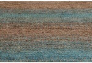 Tappeto Cromopura Geometrico Marrone Blu 197x248 Cm