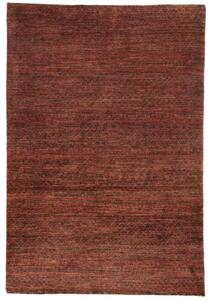 Tappeto Cromopura Geometrico Marrone Scuro Rosso 149x218 Cm