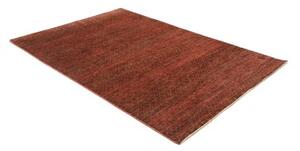 Tappeto Cromopura Geometrico Marrone Scuro Rosso 149x218 Cm
