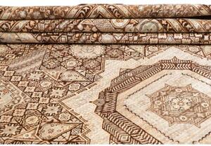 Tappeto Kairo Patchwork Marrone Beige 266x356 Cm