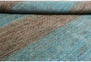 Tappeto Cromopura Geometrico Azzurro Marrone 192x296 Cm