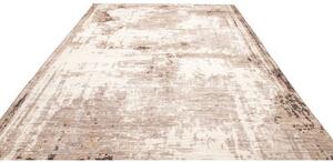 Tappeto Berbero Astratto Avorio Marrone 266x349 Cm