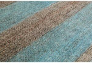 Tappeto Cromopura Geometrico Azzurro Marrone 192x296 Cm