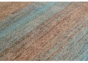 Tappeto Cromopura Geometrico Marrone Blu 197x248 Cm