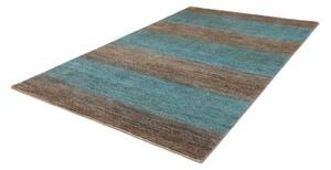 Tappeto Cromopura Geometrico Azzurro Marrone 192x296 Cm