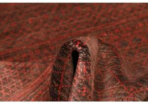 Tappeto Cromopura Geometrico Marrone Scuro Rosso 149x218 Cm
