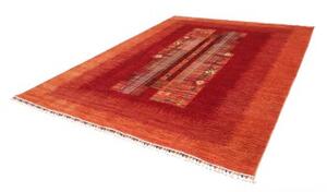 Tappeto Gabbeh Nova Figurativo Rosso Arancione 245x301 Cm