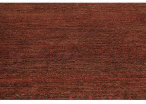 Tappeto Cromopura Geometrico Marrone Scuro Rosso 149x218 Cm