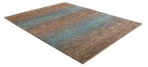 Tappeto Cromopura Geometrico Marrone Blu 197x248 Cm