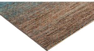 Tappeto Cromopura Geometrico Marrone Blu 197x248 Cm