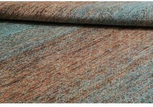 Tappeto Cromopura Geometrico Marrone Blu 197x248 Cm