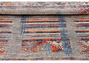 Tappeto Gabbeh Nova Geometrico Grigio Blu 100x149 Cm