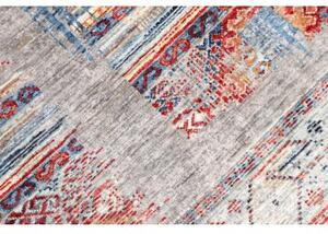Tappeto Gabbeh Nova Geometrico Grigio Blu 100x149 Cm
