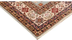 Tappeto Kazak Fine Stilizzato Azzurro Avorio 171x246 Cm