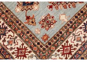 Tappeto Kazak Fine Stilizzato Azzurro Avorio 171x246 Cm