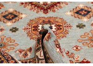 Tappeto Kazak Fine Stilizzato Azzurro Avorio 171x246 Cm