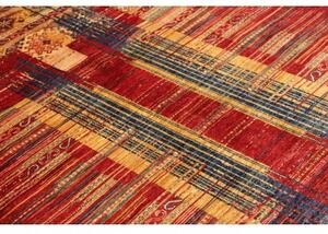 Tappeto Gabbeh Nova Geometrico Rosso Blu 151x199 Cm