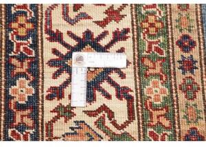 Tappeto Kazak Fine Geometrico Blu Beige 173x237 Cm