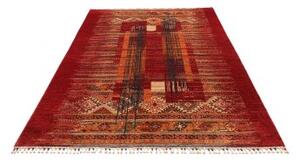 Tappeto Gabbeh Nova Astratto Rosso Ocra 171x251 Cm