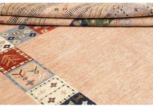 Tappeto Gabbeh Nova Geometrico Beige Multicolore 214x300 Cm