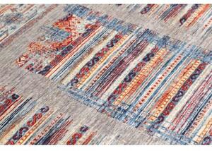 Tappeto Gabbeh Nova Geometrico Grigio Blu 100x149 Cm