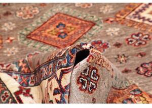 Tappeto Kazak Fine Stilizzato Beige Rosso 125x185 Cm