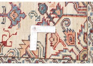 Tappeto Kazak Fine Stilizzato Avorio Rosso Mattone 124x183 Cm