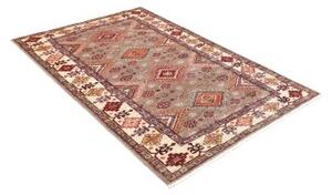 Tappeto Kazak Fine Stilizzato Beige Rosso 125x185 Cm